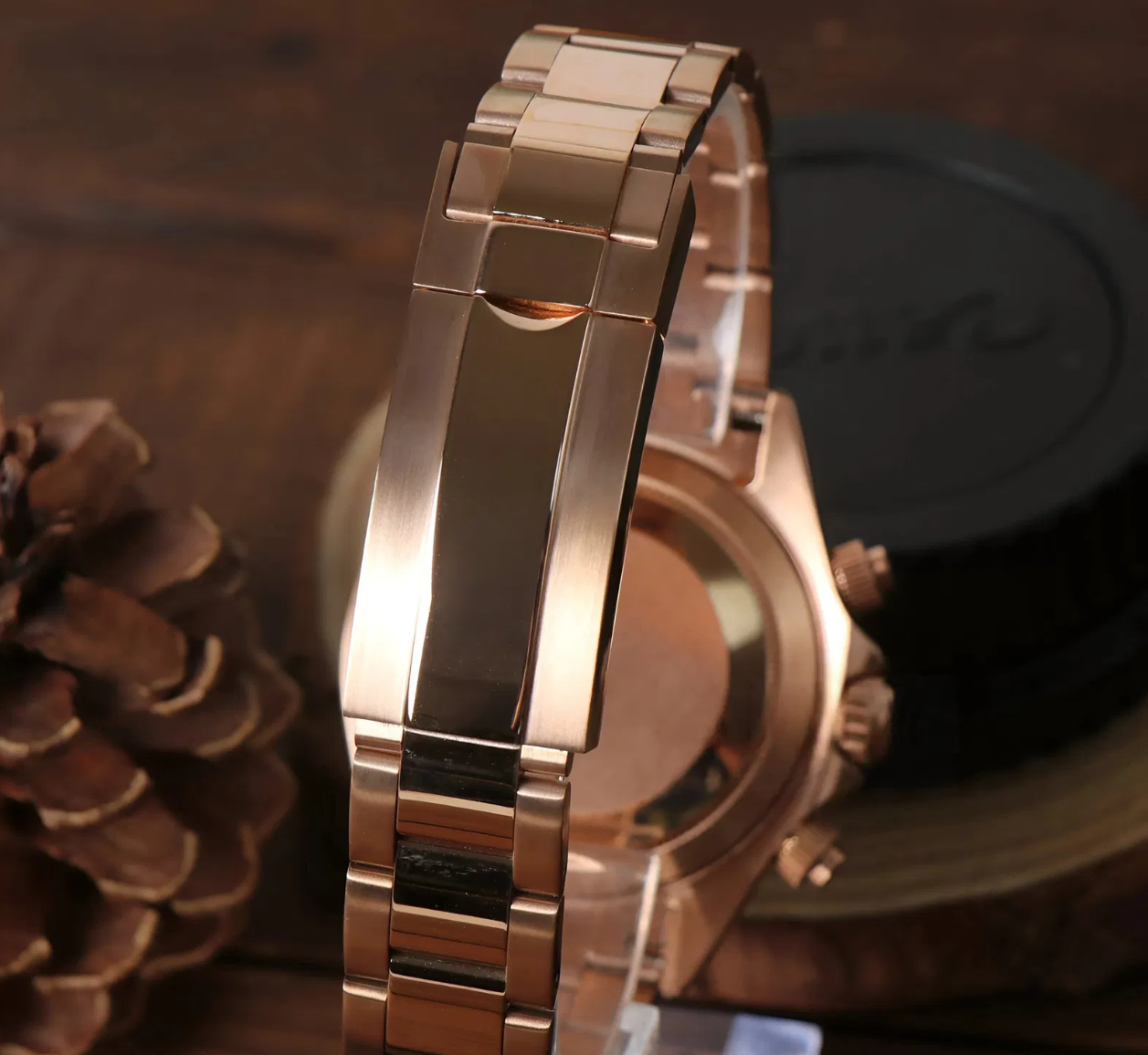 Seiko Rose Gold Rainbow Daytona MOD