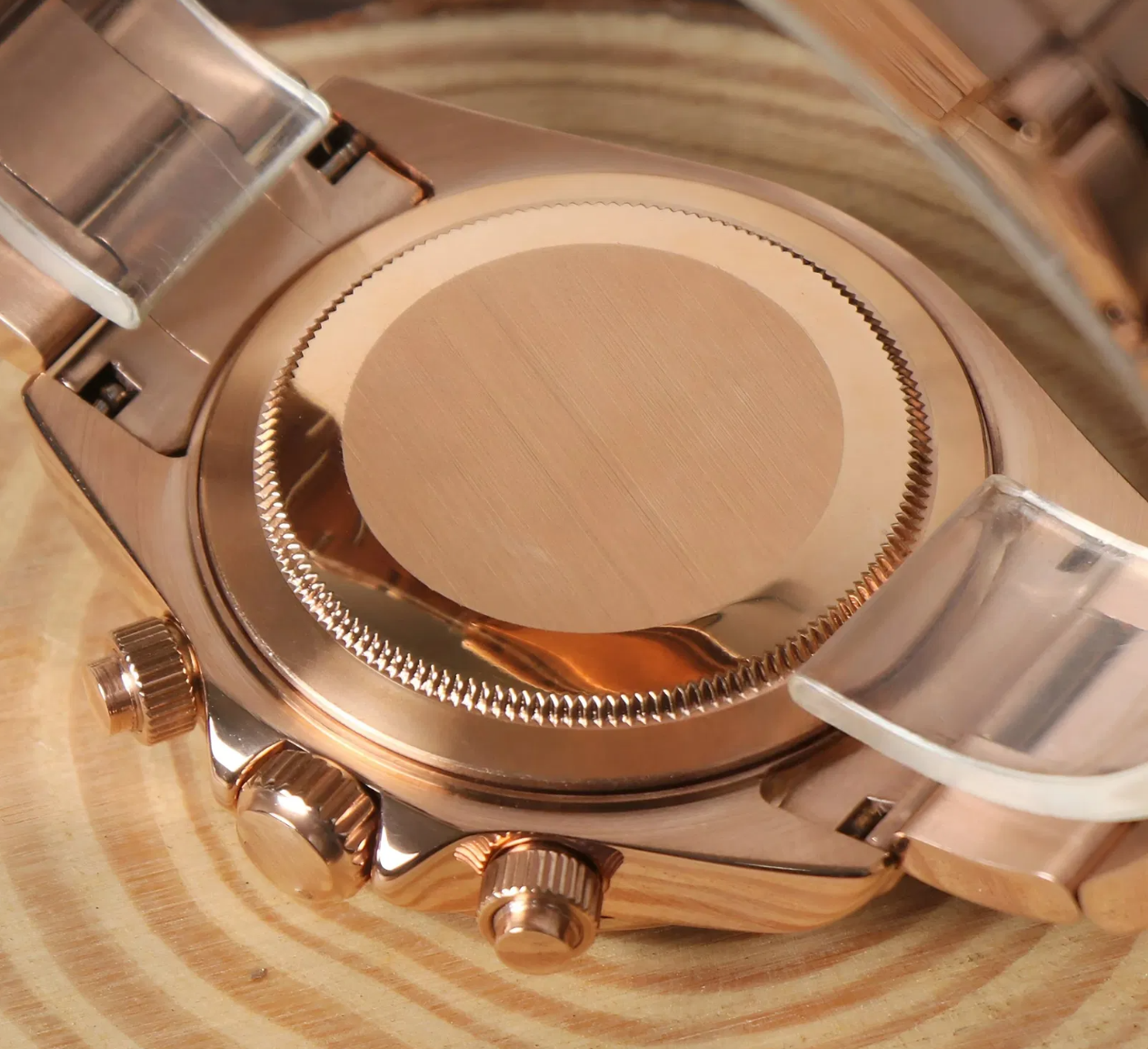 Seiko Rose Gold Rainbow Daytona MOD