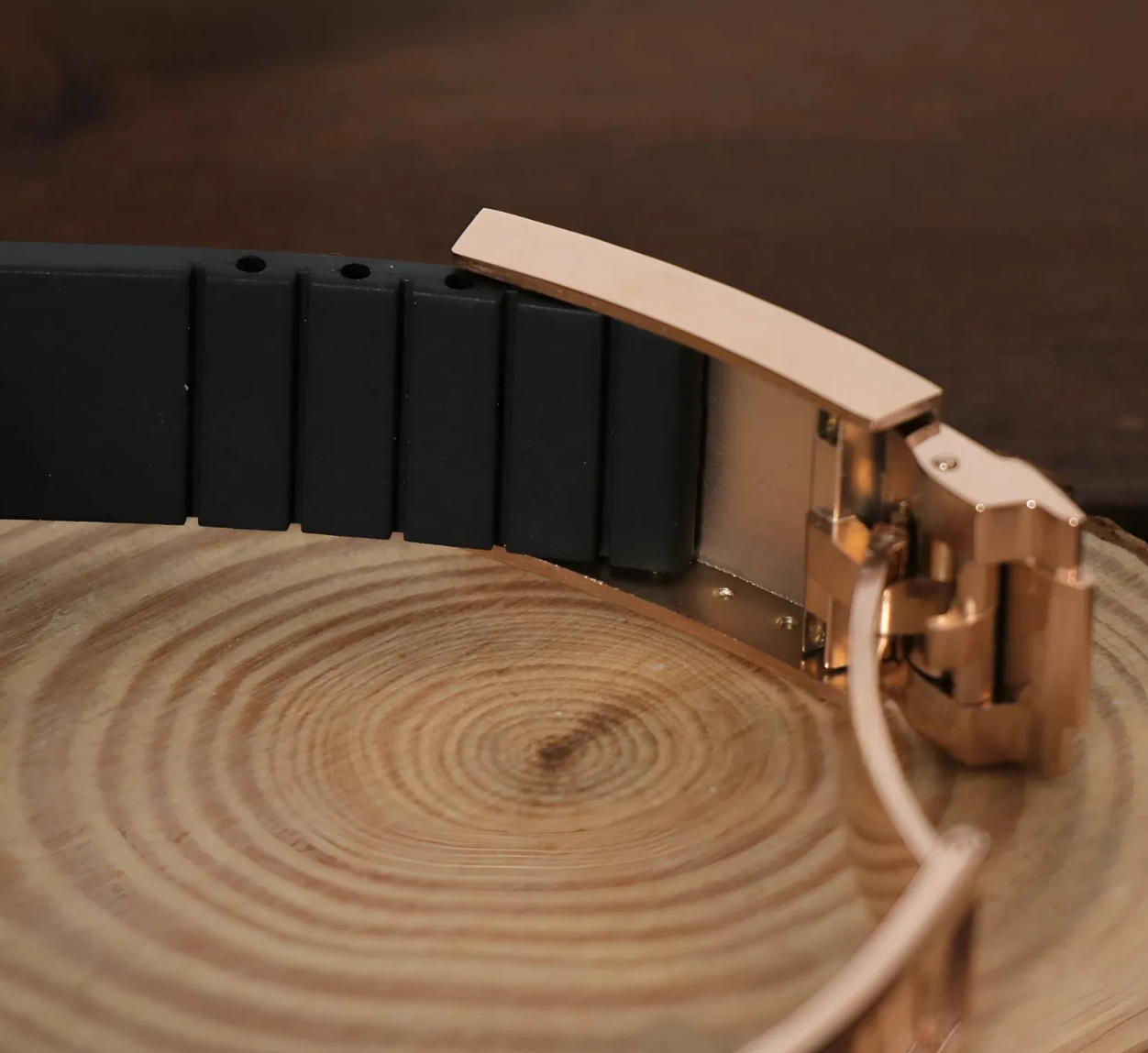 Seiko Black Rose Gold Yacht-Master MOD