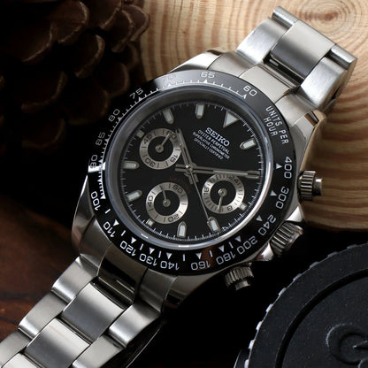 Seiko Black Panda Daytona MOD