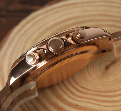 Seiko Rose Gold Rainbow Daytona MOD