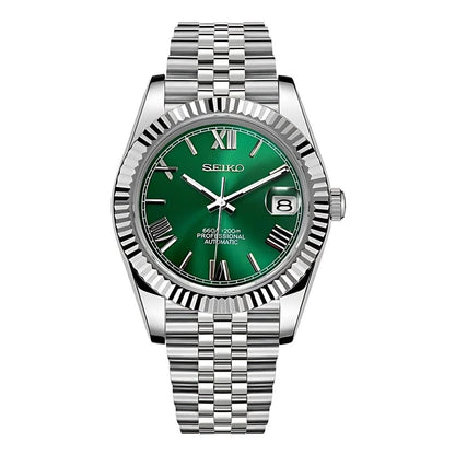 Seiko Green Roman Datejust MOD