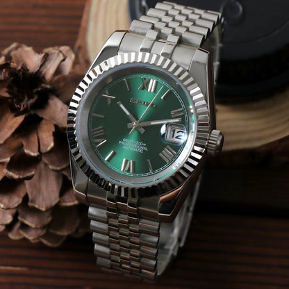 Seiko Green Roman Datejust MOD